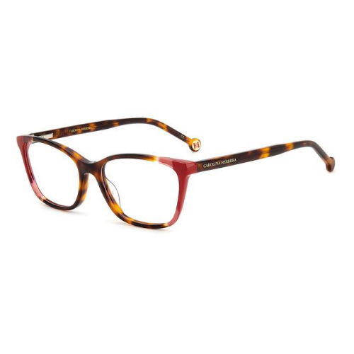 Brille  Carolina herrera Her 0124 col. o63 Damen Rechteckig Havanna / rot