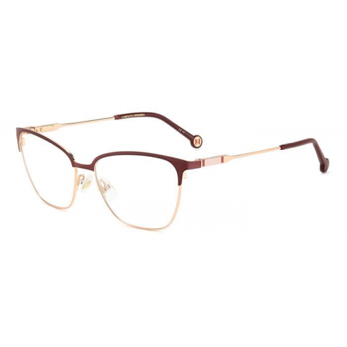 Brille  Carolina herrera Her 0119 col. noa Damen Schmetterling Gold/burgund