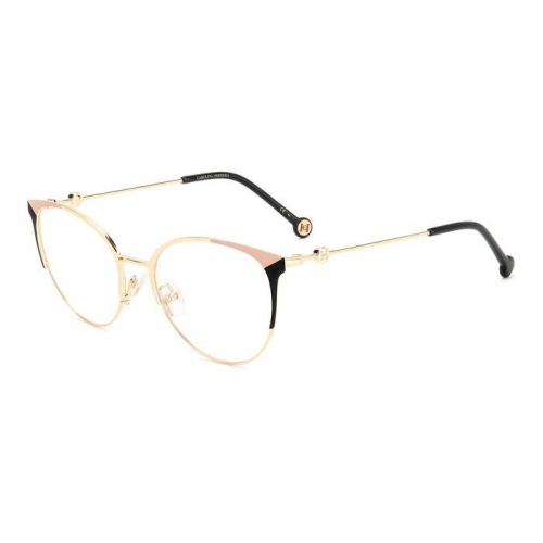 Brille  Carolina herrera Her 0115 col. 2m2 Damen Runden Schwarzes gold