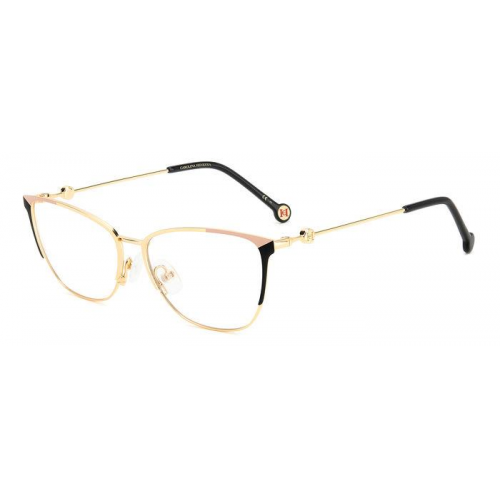 Brille  Carolina herrera Her 0116 col. 2m2 Damen Cat eye Schwarzes gold