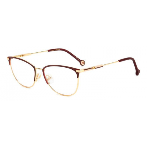 Brille  Carolina herrera Her 0161 col. noa Damen Cat eye Gold / bordeaux