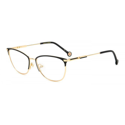 Brille  Carolina herrera Her 0161 col. rhl Damen Cat eye Schwarzes gold