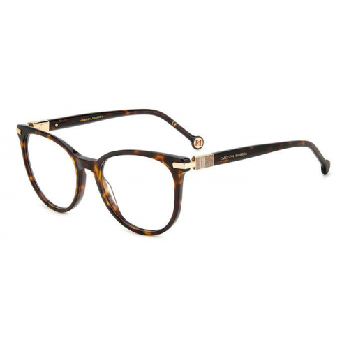 Brille  Carolina herrera Her 0156 col. 086 Damen Cat eye Havana