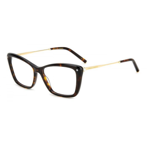 Brille  Carolina herrera Her 0155 col. 086 Damen Cat eye Havana