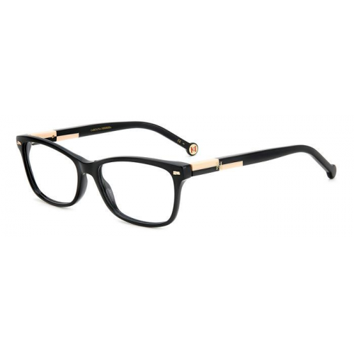 Brille  Carolina herrera Her 0160 col. kdx Damen Rechteckig Schwarz