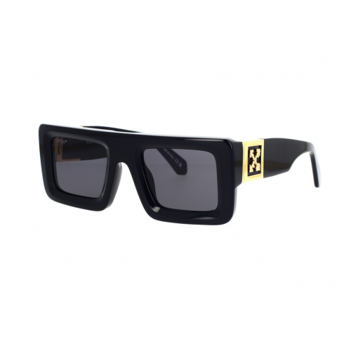 Sonnenbrillen  Off-white Oeri049 leonardo col. 1007 schwarz dunkelgrau Unisex Squadrata Nero