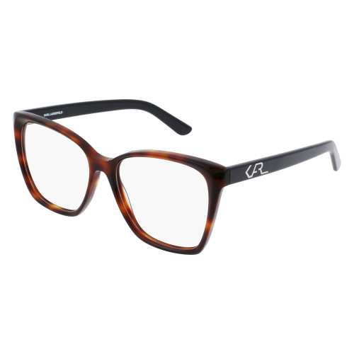 Brille  Karl lagerfeld Kl6050 col. 215 Damen Rechteckig Havana