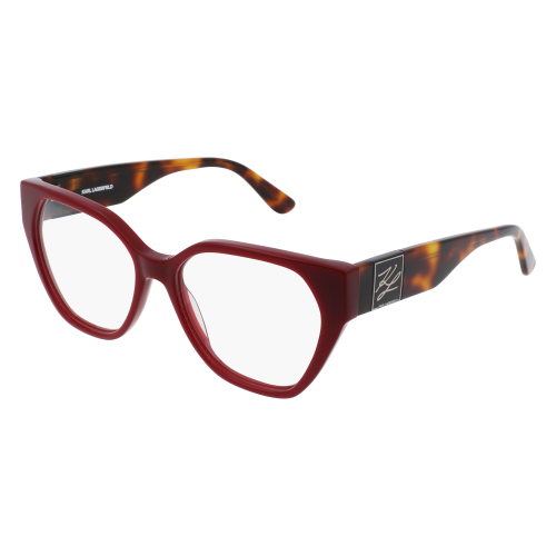 Brille  Karl lagerfeld Kl6053 col. 604 Damen Rechteckig Bordeaux