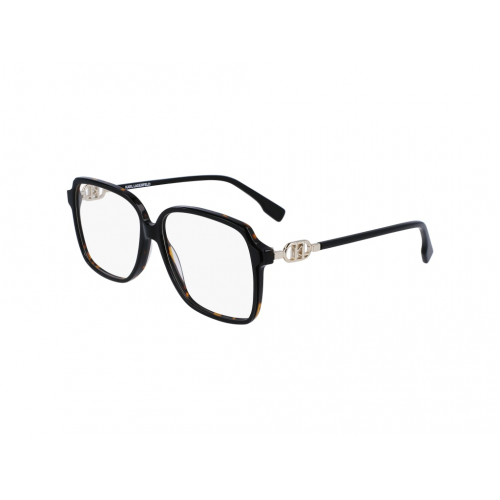 Brille  Karl lagerfeld Kl6091 col. 017 Damen Rechteckig Schwarze schildkröte