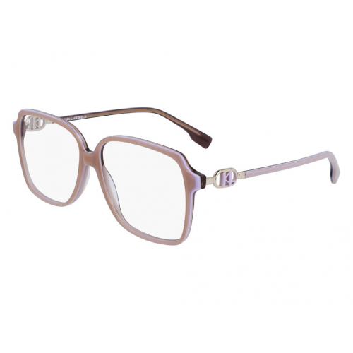 Brille  Karl lagerfeld Kl6091 col. 238 Damen Rechteckig Beige/flieder