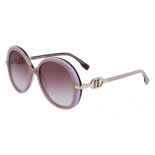 Sonnenbrillen  Karl lagerfeld Kl6084s col. 238 Damen Runden Beige/flieder