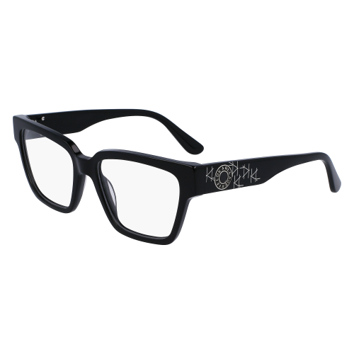 Brille  Karl lagerfeld Kl6112r col. 001 Donna Squadrata Nero