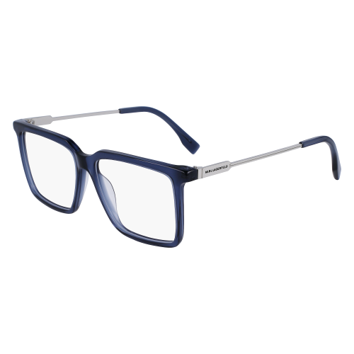 Brille  Karl lagerfeld Kl6114 col. 400 Uomo Squadrata Blu