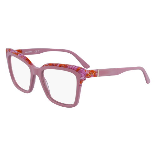 Brille  Karl lagerfeld Kl6130 col. 618 Donna Squadrata Rosa