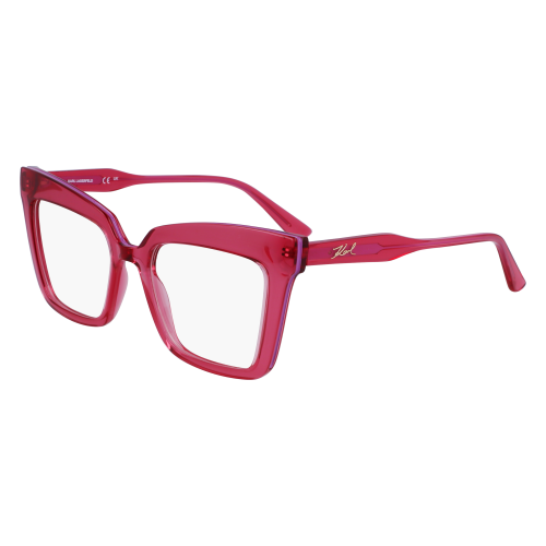 Brille  Karl lagerfeld Kl6136 col. 612 Donna Squadrata Rosso