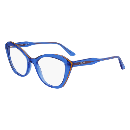 Brille  Karl lagerfeld Kl6137 col. 454 Donna Cat eye Blu