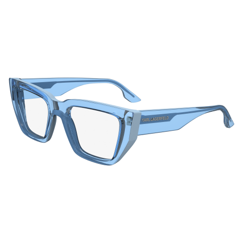 Brille  Karl lagerfeld Kl6153 col. 450 Donna Cat eye Azzurro