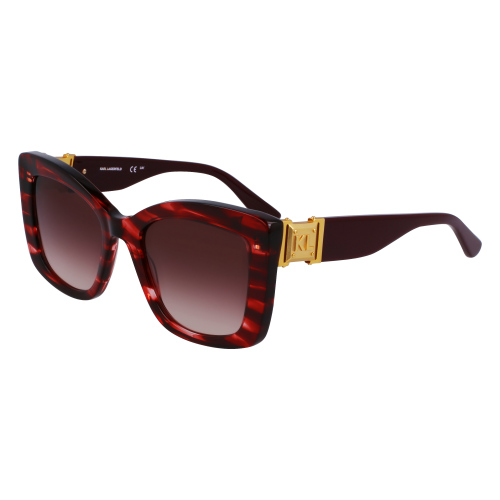 Sonnenbrillen  Karl lagerfeld Kl6139s col. 609 Donna Squadrata Rosso