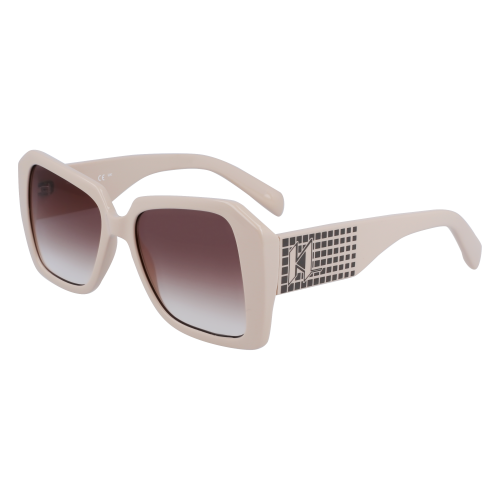 Sonnenbrillen  Karl lagerfeld Kl6140s col. 102 Donna Squadrata Bianco