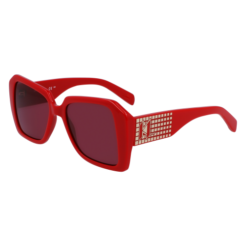 Sonnenbrillen  Karl lagerfeld Kl6140s col. 600 Donna Squadrata Rosso