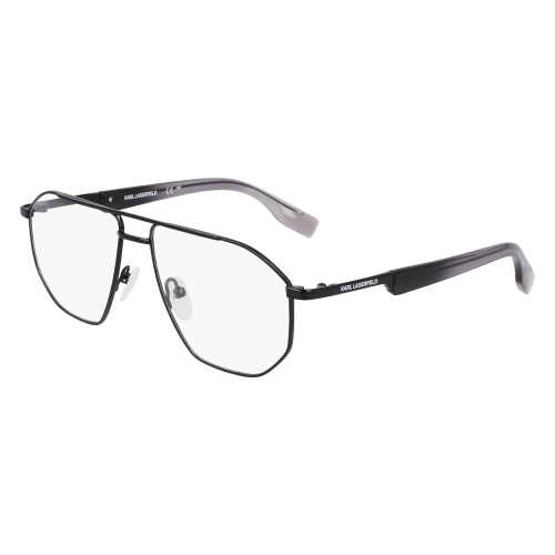 Brille  Karl lagerfeld Kl353 col. 001 Unisex Pilot Nero