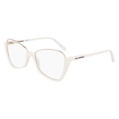 Brille  Karl lagerfeld Kl354 col. 105 Donna Squadrata Bianco