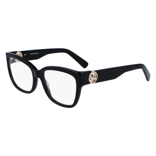 Brille  Longchamp Lo2712 col. 001 Damen Rechteckig Schwarz