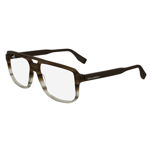 Brille  Karl lagerfeld Kl6156 col. 246 Uomo Pilot Marrone