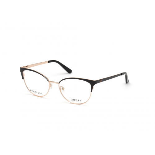 Brille  Guess Gu2796 col. 001 Damen Runden Schwarz