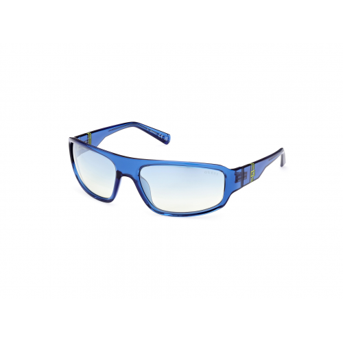 Sonnenbrillen  Guess Gu00080 col. 90x Uomo Maschera Blu