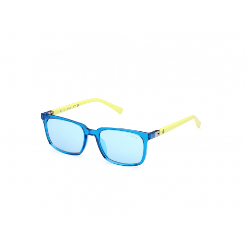 Sonnenbrillen  Guess Gu9236 col. 92x Unisex Squadrata Blu/giallo