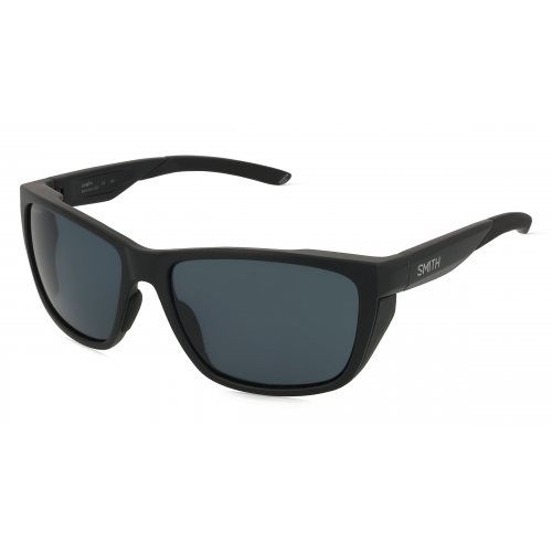 Smith LONGFIN Herren-Sonnenbrille Vollrand Eckig Kunststoff-Gestell, schwarz