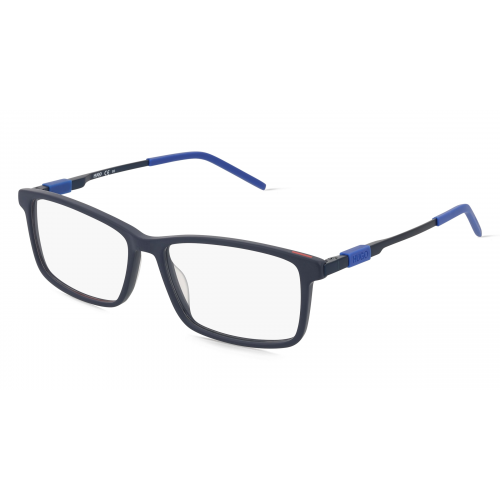 Hugo HG 1102 Herren-Brille inkl. Gläser Vollrand Eckig Acetat-Gestell 54mm/15mm/145mm, blau