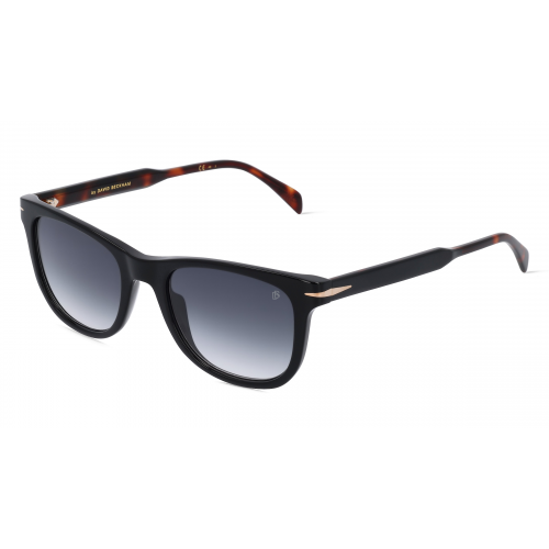 David Beckham DB 1113/S Herren-Sonnenbrille Vollrand Eckig Acetat-Gestell, schwarz