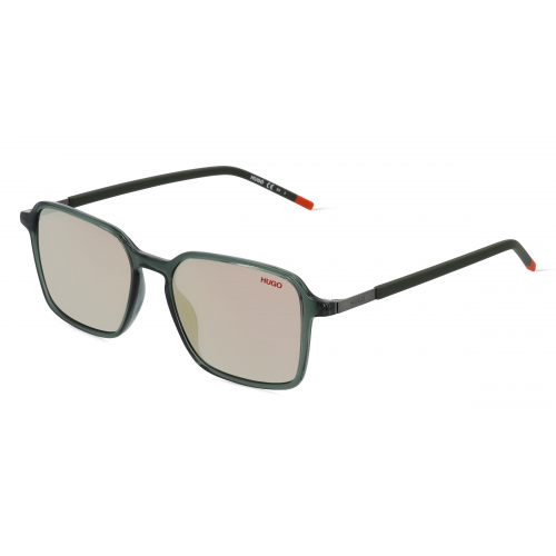 Hugo HG 1228/S Herren-Sonnenbrille Vollrand Eckig Kunststoff-Gestell, grün