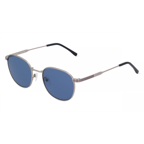 Lacoste L251S Herren-Sonnenbrille Vollrand Panto Metall-Gestell, grau