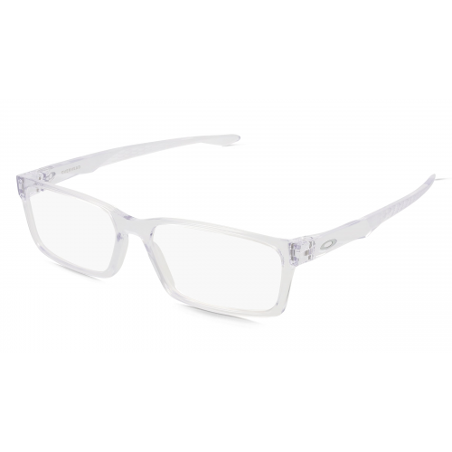 Oakley 0OX8060 OVERHEAD Herren-Brille inkl. Gläser Vollrand Eckig Kunststoff-Gestell 59mm/16mm/138mm, transparent