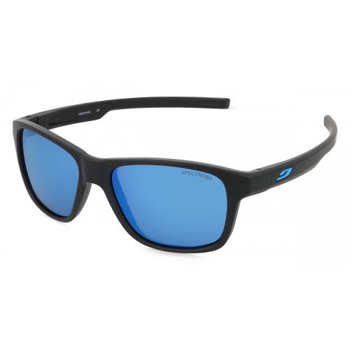 Julbo J5221122 CRUISER Jugend-Sonnenbrille Vollrand Eckig Polycarbonat-Gestell, schwarz