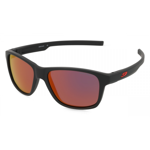 Julbo J5221114 CRUISER Jugend-Sonnenbrille Vollrand Eckig Polycarbonat-Gestell, schwarz