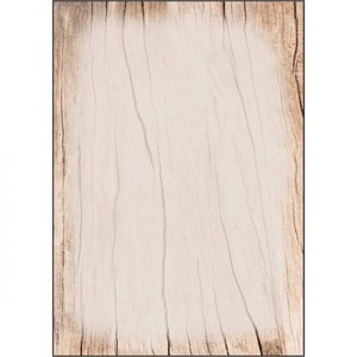 SIGEL Motivpapier Wood Motiv DIN A4 90 g/qm 50 Blatt