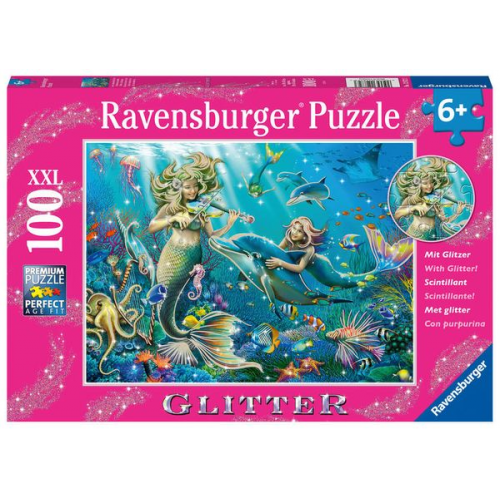 Puzzle Ravensburger Unterwasserschönheiten 100 Teile XXL Glitzer