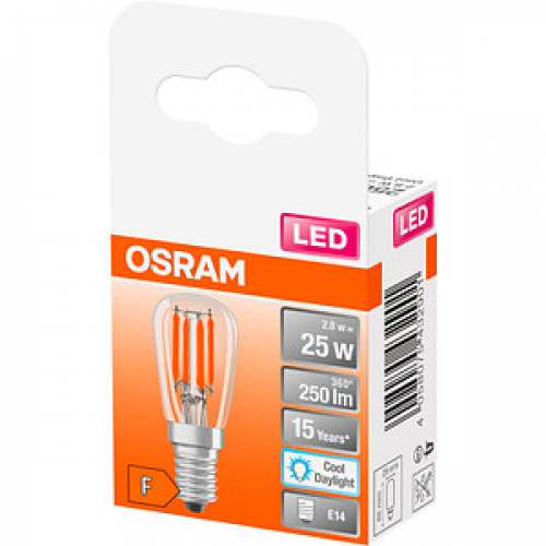 OSRAM Kühlschranklampe Special T26 E14 2,8 W klar