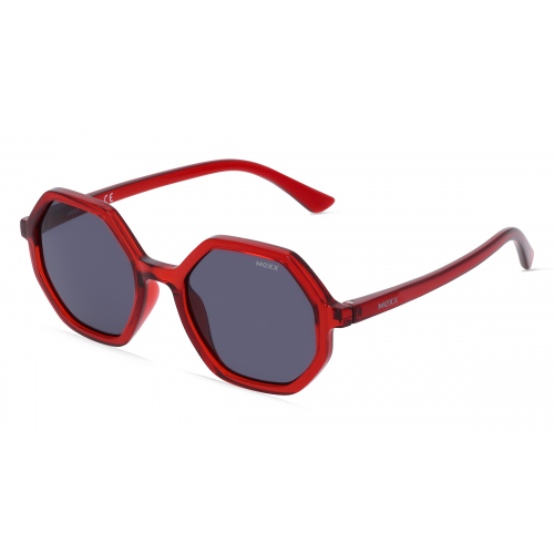 Mexx Eyes 5241 Jugend-Sonnenbrille Vollrand Achteckig Kunststoff-Gestell, rot