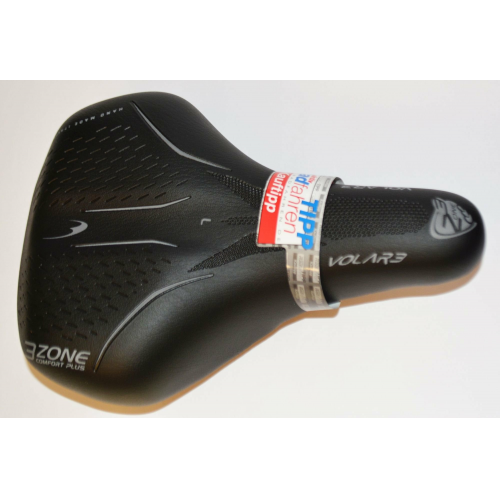 Selle Bassano Volare Z99 Damen-Sattel, schwarz 245x175mm schwarz