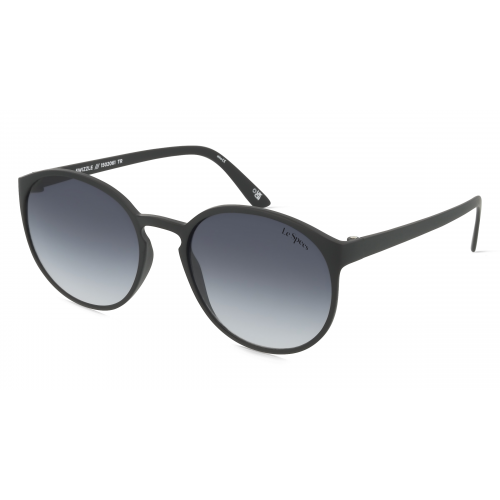 Le Specs SWIZZLE TR Unisex-Sonnenbrille Vollrand Rund Kunststoff-Gestell, schwarz