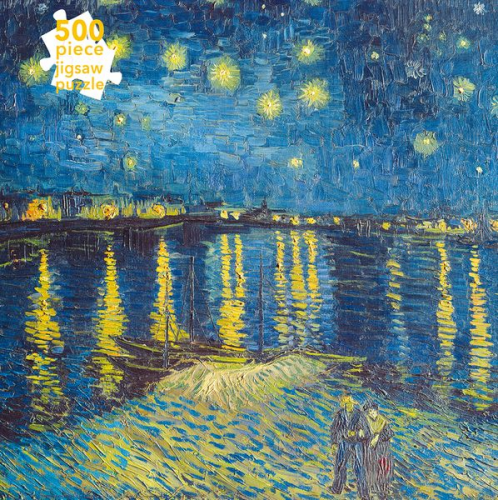 Adult Jigsaw Puzzle Van Gogh: Starry Night Over the Rhône (500 Pieces)