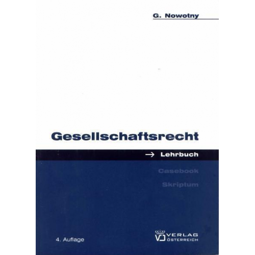 Georg Nowotny - Gesellschaftsrecht