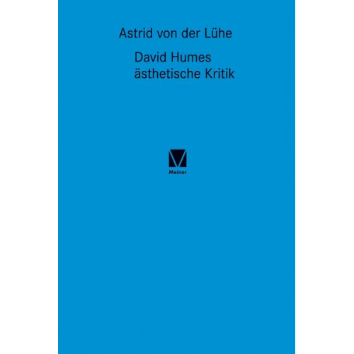 Astrid der Lühe - David Humes ästhetische Kritik