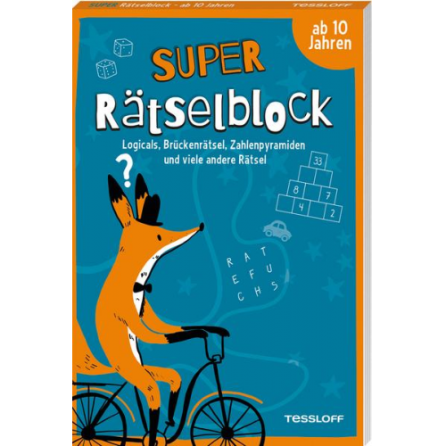 Stefan Heine - Super Rätselblock ab 10 Jahren.Logicals, Brückenrätsel, Zahlenpyramiden und viele andere Rätsel