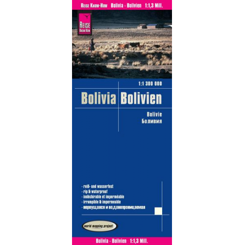 Reise Know-How Verlag Peter Rump - Reise Know-How Landkarte Bolivien / Bolivia (1:1.300.000)